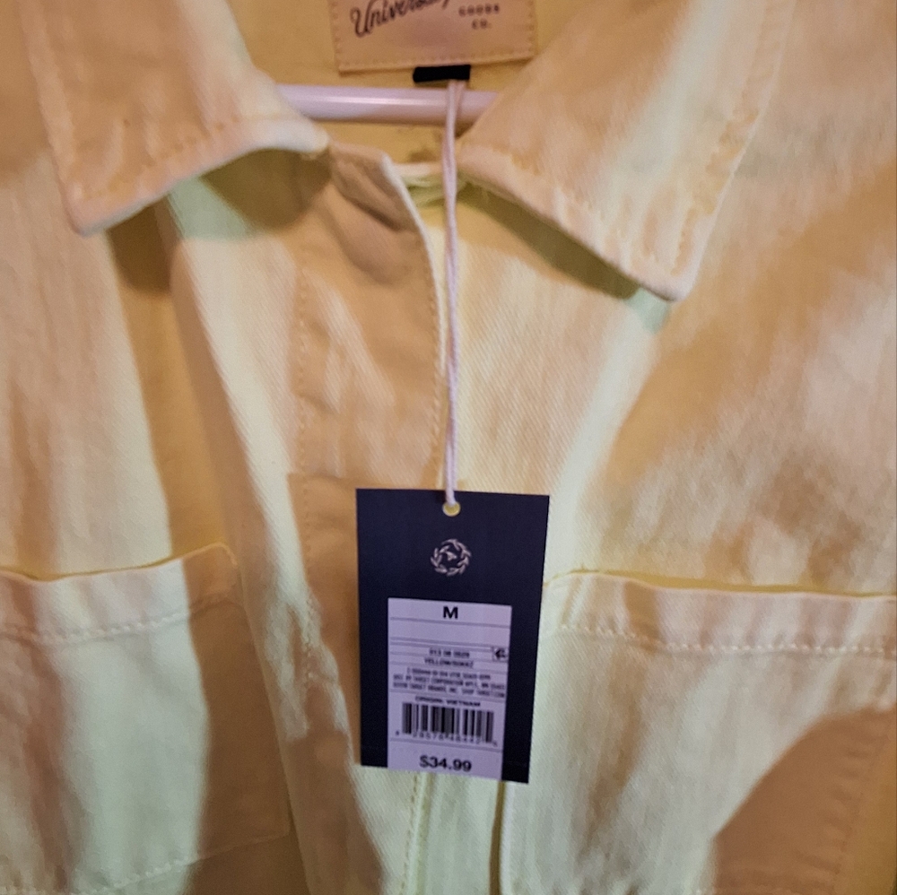 Universal Thread Yellow Jean Jacket NWT